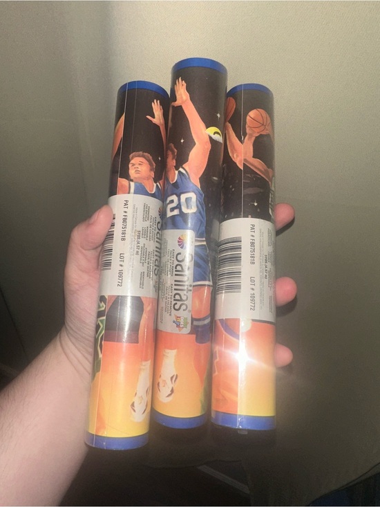 Other - Vintage 90s Sport Team Stadium Balls All Dunks Basketball Kids Room Wallpaper
